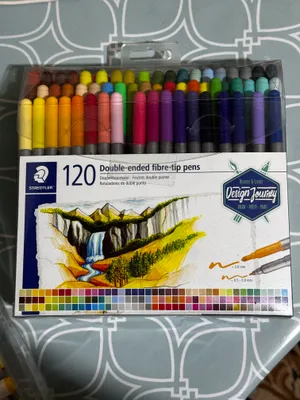 Ikki tomonlama STAEDTLER flomasterlari to‘plami, 120 dona