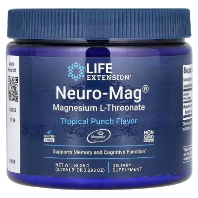 Life Extension Neuro-Mag, magniy L-treonati 1