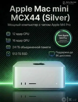 Apple Mac Mini M4 Pro 24gb 512gb 1