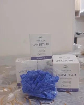 Qandli diabetga chalinganlar uchun glyukometr test-tasmasi 1