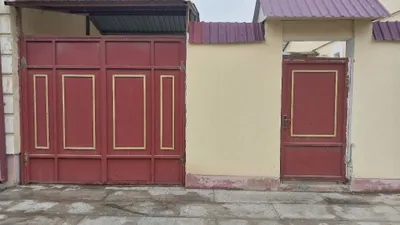 Котеж дарвозаси баландлиги 2.5 м эни 2.7м ва эшиги баланд 2 м эни 1.1 1