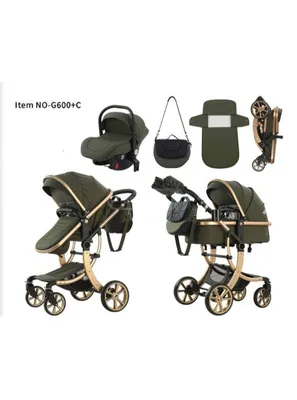 Детская коляска Kidilo G600+C, цвет карамель 1