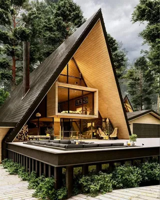 A-frame дом для аренды и гостевого бизнеса 1