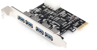 PCI-e uchun USB 3.0, adapter, xab, pci-e, kengaytirish, kontsentrator 1