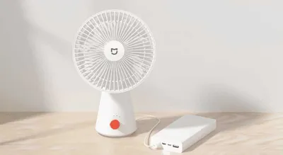 Xiaomi Mijia Fan portativ ventilyatori (oq) 1
