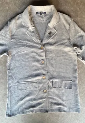 Стильный жакет/жакет-рубашка Louis Vuitton (Grey) 1