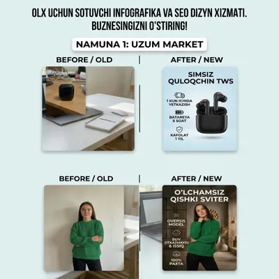 Услуги по дизайну SEO- Uzum Market Яндекс 1