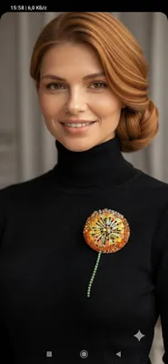 брошь из бисера 1