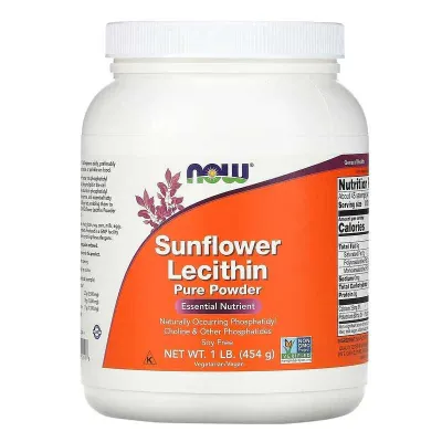 NOW Foods, Sunflower Lecithin, kungaboqar letsitini, kukun, 454 g 1