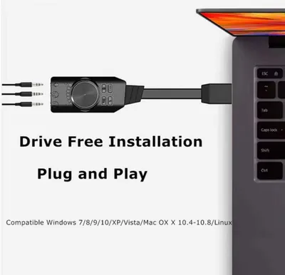 Внешняя звуковая карта PALMEXX AY35 DSP 24bit,USB2.0,7.1CH,GS3 Mark II 1