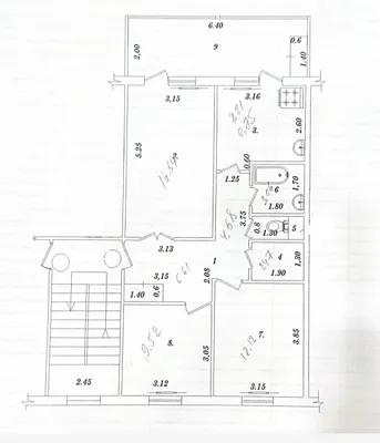 Sergeli-2da 3 xonali kvartira sotiladi, ipoteka 1