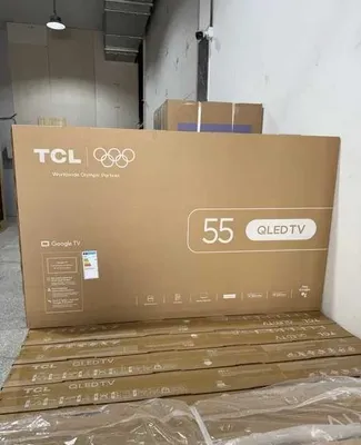 TCL 55T6D QLED televizori, 2026-yil, yangi, 4K, yetkazib berish mavjud, o‘rnatish 24/7 1