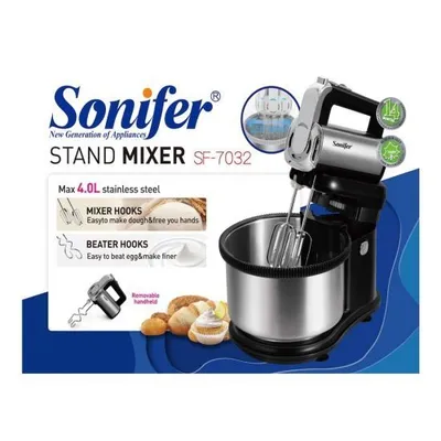 Планетарный миксер с чашкой mikser sonifer sf-7032 1