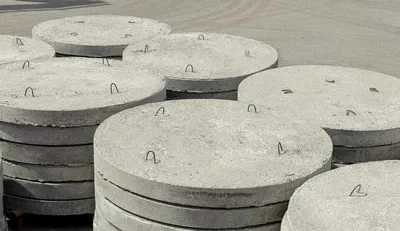Quduq tubi plitalari / temir-beton buyumlar / quduqlar uchun tub plitalari 1