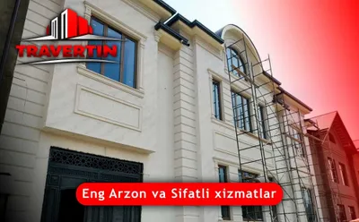 Travertin Otdochento Fasad Bezak Xizmatlari Kod Dizayn 75 1