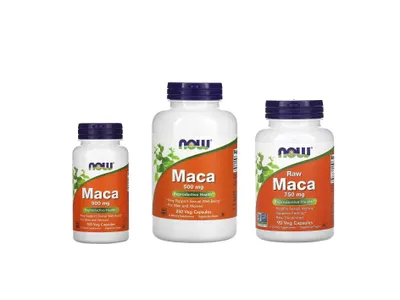 NOW Foods Maca 500 mg va 750 mg maka 1