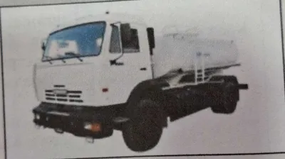 8 m³ ichimlik suvi uchun KAMAZ 4×2 sisternali suv tashuvchi avtomobil