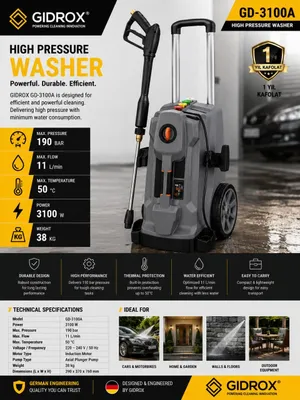 Профессиональный гидрокерхер Karcher, 190 бар 2