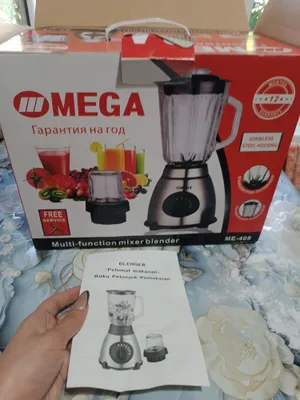 Новый блендер MEGA ME-408 + кофемолка/измельчитель 1