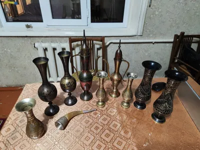 Латунные вазы из Индии. 1