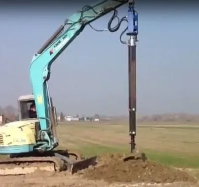Бурение свай под фундамент 1