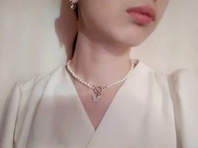 Kapalak shaklidagi kulonli choker 1