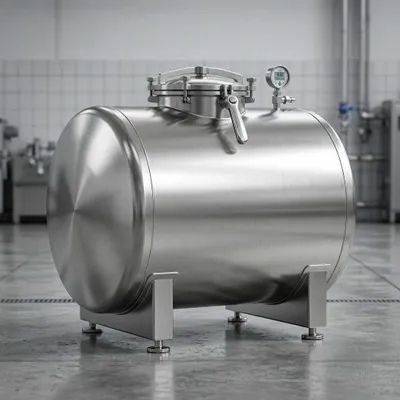 Горизонтальная емкость одна тонна 1500x1000x1310 Nerjaveyka Нержавейка 1