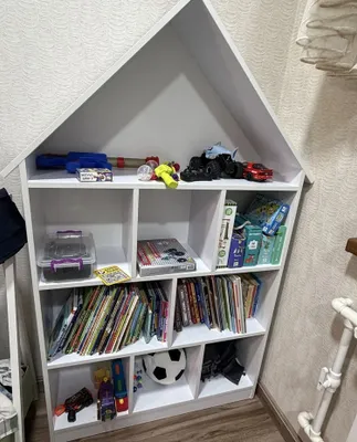 Стеллаж детский в виде домика 1