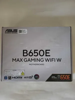 Asus b650e max gaming wifi w am5/ddr5 1