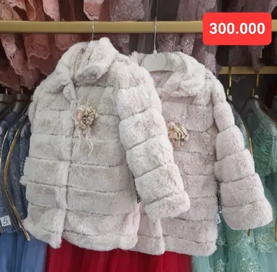 Yangi bolalar mo‘ynali po‘stin. Turkiya