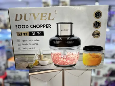 Duvel 2 в 1: чоппер-измельчитель и мясорубка DL-20 1