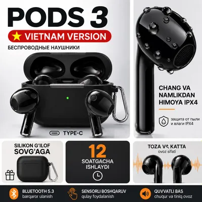 Pods 3 simsiz quloqchinlari, Vyetnam versiyasi