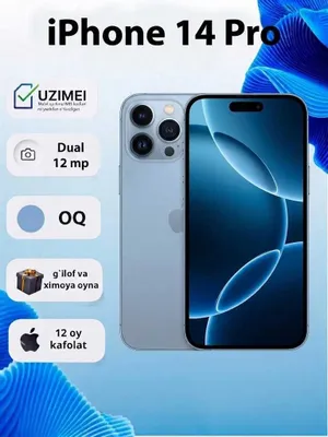 iPhone 14 pro • Yangi • BUGUN bepul yetkazib berish (2 soat ichida*)