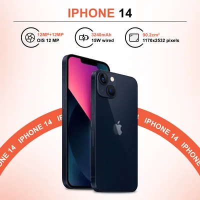 iPhone 14 128GB Новый с официальной гарантией 1 год