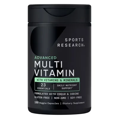Sports Research Advanced Multivitamin 180 вегетарианских капсул 1