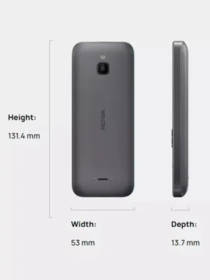 Tugmali telefon Nokia 6300 Dual SIM - Oddiy 1