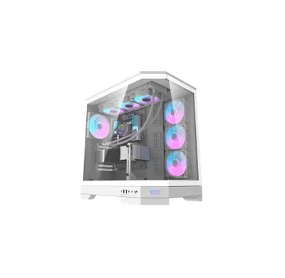 darkFlash DQX90 WHITE kompyuter korpusi (ATX, 4x Fans) 1