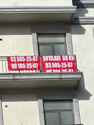 2 комнаты, 69 м², 8-й этаж — 69 000 $; 3 комнаты, 65 м², 9-й этаж — 65 000 $. Варианты 1