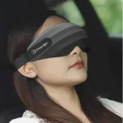 Dreamlight 4S Air Layer Eye Mask uyqu niqobi (qora)