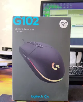 Logitech G102 sichqonchasi, qora, mutlaqo yangi 1