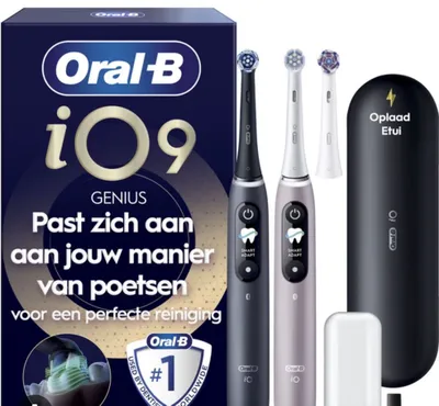 Oral-B iO9 Genius Duo Edition tish cho‘tkalari to‘plami 1
