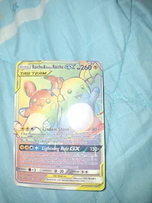 Pokemon card Raichu&AlolanRaichu Psa:10 1
