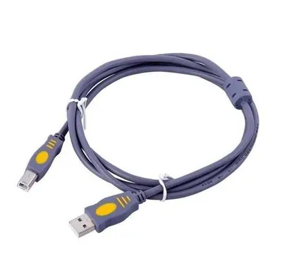 USB Type B 2.0 (1,5 m/3 m), printerlar, skanerlar va mikrofonlar uchun kabel