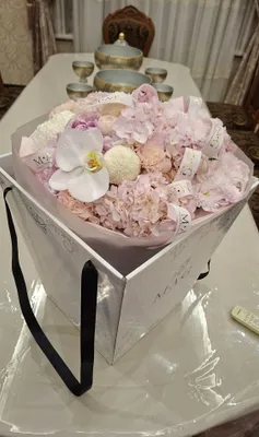 Нежно розовый букет 1