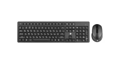 { 2E MK420 Wireless Black klaviatura va sichqoncha