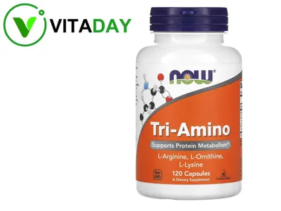 NOW Foods, Tri-Amino, 120 kapsula 1