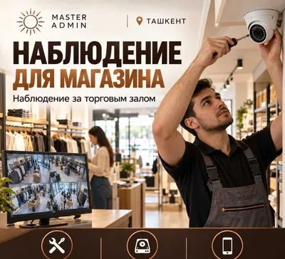 Ustaxona va servis xonasi uchun kamera o‘rnatish