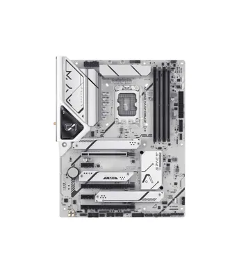 ASUS Z790 AYW WiFi7 4xDDR5 LGA AM5 White ona plata 1