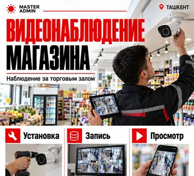 Sotib olingan kameralarni o‘rnatish — Toshkent