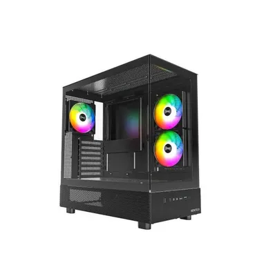| Montech XR korpusi, qora, ATX, Micro-ATX, Mini-ITX 1